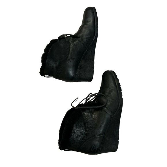 UGG Jeovana Womens Wedge Bootie Black Size US10 - Picture 6 of 10
